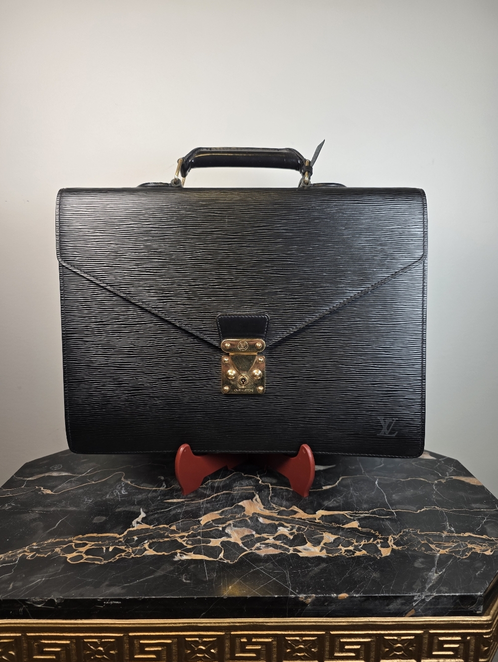 Louis Vuitton Vintage Epi Leather Serviette Ambassadeur Made in Feb 2000 France